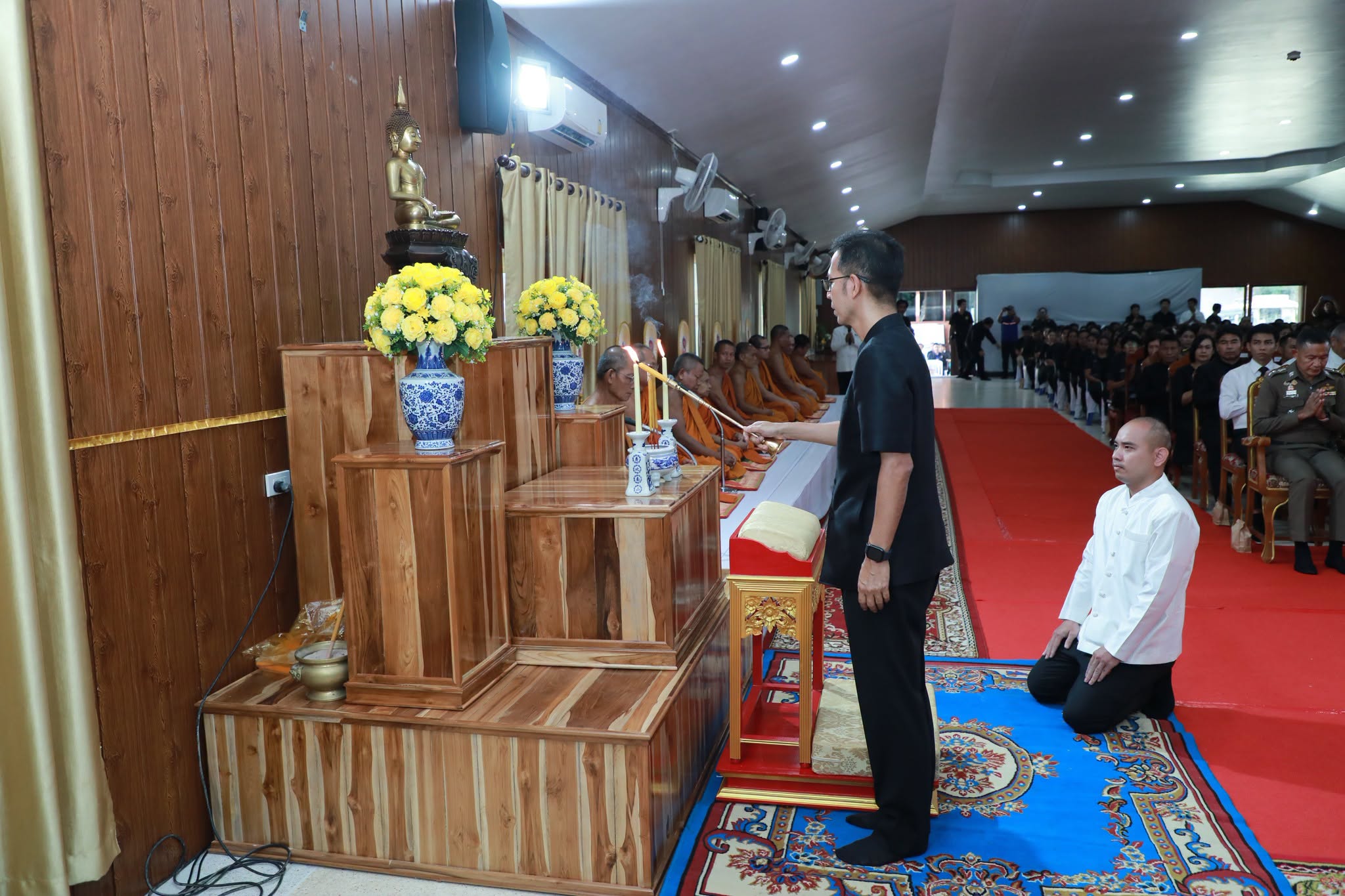 จังหวัดอำนาจเจริญจัดพิธีสวดพระพุทธมนต์และเจริญจิตตภาวนา อุทิศถวายพระราชกุศล ประจำเดือนมิถุนายน 2569