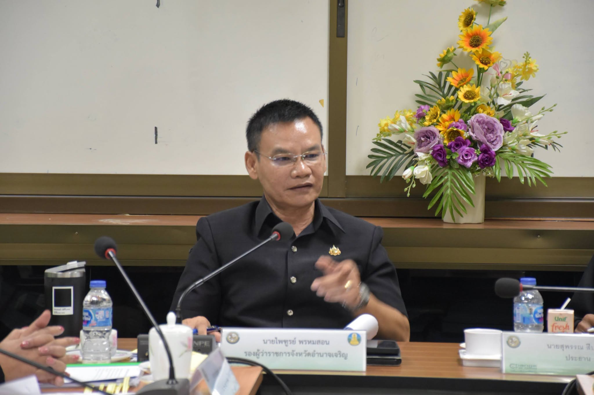 จังหวัดอำนาจเจริญประชุมคณะกรรมการมาตรฐานจริยธรรมฯ กำหนดแนวทางขับเคลื่อนมาตรฐานจริยธรรมองค์กรปกครองส่วนท้องถิ่น
