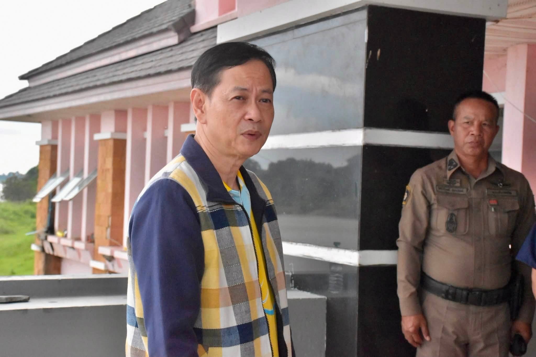 จังหวัดอำนาจเจริญ ลงพื้นที่ตรวจสอบจุดลอยเถ้าดอกไม้จันทน์ ณ เทศบาลตำบลชานุมาน อำเภอชานุมาน เตรียมความพร้อมพื้นที่ให้เป็นไปด้วยความเรียบร้อยและสมพระเกียรติ
