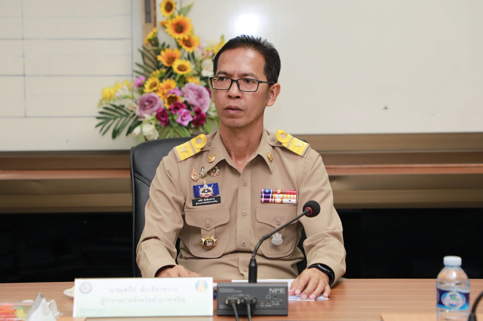จังหวัดอำนาจเจริญ ประชุมคัดเลือกกรรมการผู้แทนพนักงานเทศบาล และผู้ทรงคุณวุฒิด้านกฎหมายใน ก.ท.จ.อำนาจเจริญ เพื่อแทนตำแหน่งที่ว่าง