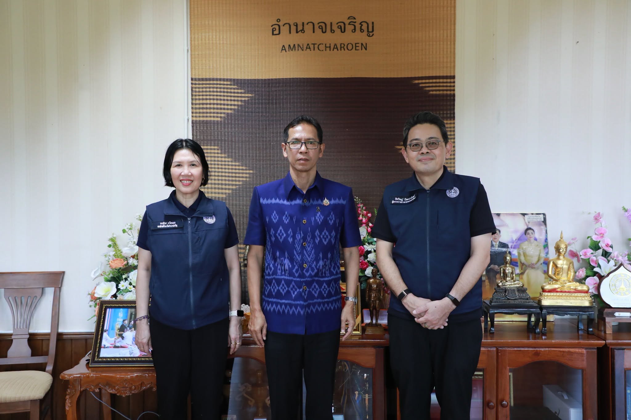 ผู้ว่าฯ อำนาจเจริญ ต้อนรับผู้ตรวจราชการกระทรวงพาณิชย์ ในโอกาสเข้าพบปะหารือข้อราชการและติดตามผลการดำเนินงานในพื้นที่จังหวัดอำนาจเจริญ